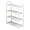 White B, variant on 3 Tier Shoe Rack Organizer, White Plastic Storage Shelf for Entryway Closet Balcony Laundry Room, Lightweight and Sturdy, Easy Assembly