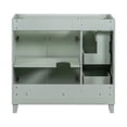 thumbnail image 7 of 36-inch Bathroom Vanity, Modern Freestanding Single Bathroom Cabinet with 2 Drawers, Adjustable Storage Shelf and 2 Soft-close Doors, Green ( Cabinet Only), 7 of 7