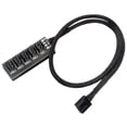 thumbnail image 2 of Divisor de concentrador de ventilador PWM CUTICAT cable de extensión de alimentación 5 vías negro, 2 of 3
