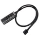 thumbnail image 2 of PWM Splitter Fan Cable de extensión de alimentación para la carcasa de la computadora Ventilador de refrigeración de Soledad Divisor de concentrador de ventilador PWM, 2 of 3