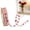 C, variant on Wired Edge Heart Print Ribbon Polyester Craft Tape With Metallic Wire For Diy Gift Wrapping Wedding Floral Decoration