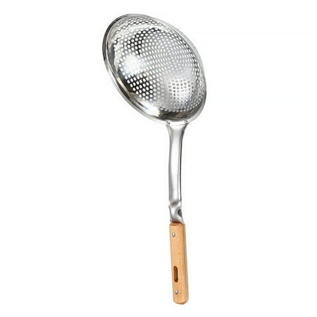 

Strainer Skimmer Stainless Steel Skimmer Slotted Spoon with Handle Kitchen Tool