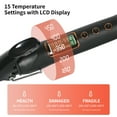 thumbnail image 7 of KIPOZI 1" Spiral Curling Wand Hair Curler Iron for Short and Long Hair, 25mm Ceramic Hair Curling Wand Iron with 15 Adjustment Temp for Bouncy Curls or Big Wave, Dual Voltage, 7 of 7