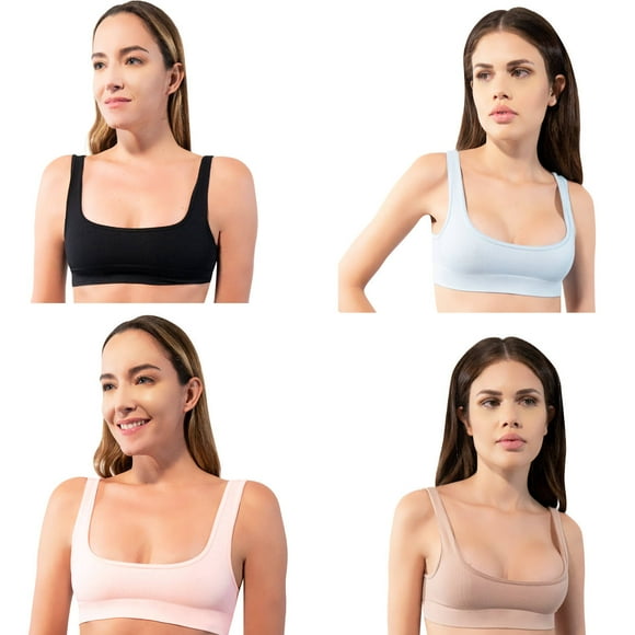 Kit de 4 tops deportivos I Love Shape M2076 T M I Love Shape 2076