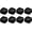 Black, variant on 8 Pack Furniture Risers, Adjustable Bed Risers Heavy Duty Stackable Bed Raisers for Table Desk Couch Chair Sofa Cabinet Bed Legs Lift Height 1.3"