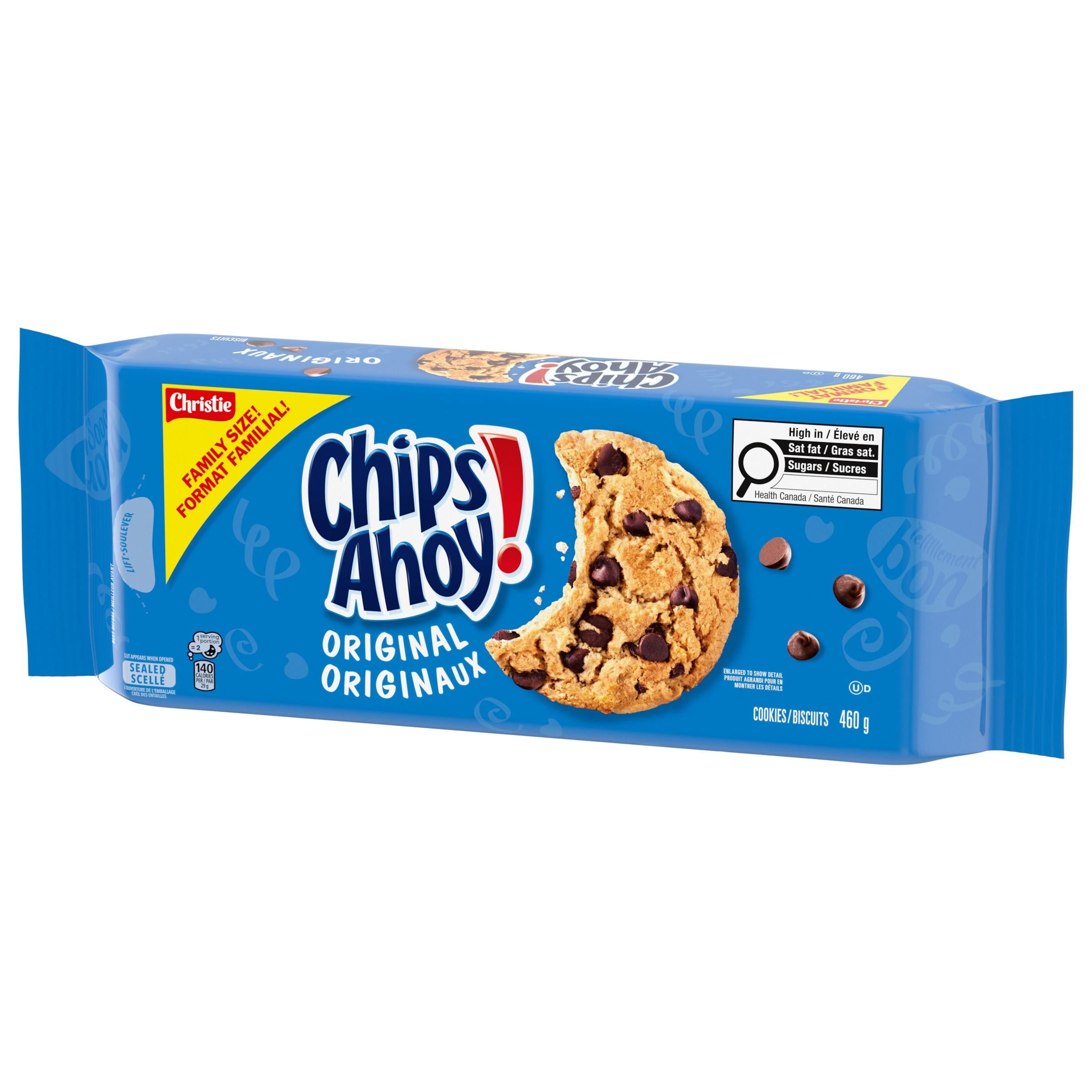 Chips Ahoy! Original Chocolate Chip Cookies, 1 Family Size Resealable Pack