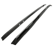 Ikon Motorsports Compatible with 12-16 Honda CRV OE Factory Style Roof Rack Gloss Black