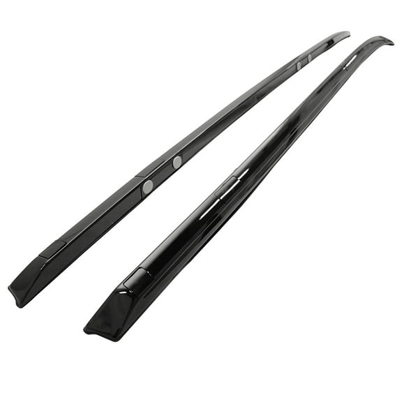 Ikon Motorsports Compatible with 12-16 Honda CRV OE Factory Style Roof Rack Gloss Black