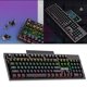 thumbnail image 3 of mecánico retroiluminado por LED para juegos con cable Carga inalámbrica 104 teclas, durabilidad cómoda y fuerte Negro Yotijar Teclado mecánico, 3 of 10