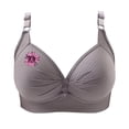 thumbnail image 3 of Wiyuqeen Bras for Women No Underwire Pink Ribbon Supportive Everyday Bras Plus Size Full Coverage Push up Bralettes, 3 of 5