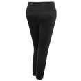 thumbnail image 2 of FashionOutfit Women's Back Color Contrast 3/4 Capri Skinny Workout Yoga Pants, 2 of 3