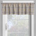 thumbnail image 2 of Ambesonne Orient Valance Pack of 2, Vintage Style Mosaic Tiles, 42"X12", White Multicolor, 2 of 5