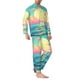 thumbnail image 2 of Balery Retro Palm Beach Sunset Pijama para Hombre de Dos Piezas con Manga Larga, Conjunto de Dormir y Descanso Suave con Bolsillos-X-Large, 2 of 7