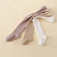 thumbnail image 1 of JUNWELL 3 Pairs Girls‘ Simple Solid Color Tights, 1 of 7