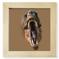 thumbnail image 1 of Rex dinosaurio abre los dientes. Pantalla de escritorio de pared de fotograma cuadrado, 1 of 4