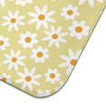 thumbnail image 3 of Kitchen Dish Drying Mat Daisy Flowers Microfiber Absorbent Foldable Rack Pad Floral Spring Summer 18x24 Inch, 3 of 5