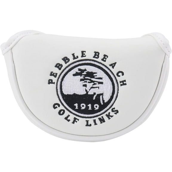 Golf Putter Headcover Magnetic Closure Half Mallet Golf Club Head Cover