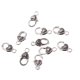 thumbnail image 1 of EeaseMX 40 piezas de aleación de plata antigua corchete de la langosta amor hebillas en forma de bricolaje joyería que hace accesorio para collar pulsera, 1 of 7