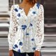 thumbnail image 1 of Ropa de encaje para mujer, camisas de calle para mujer, Tops Vintage Y2k, camisetas de moda para primavera y otoño, camisetas casuales elegantes, 1 of 4