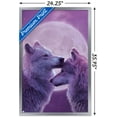 thumbnail image 3 of Vincent Hie - LoVing Wolves Wall Poster, 22.375" x 34", Framed, 3 of 3