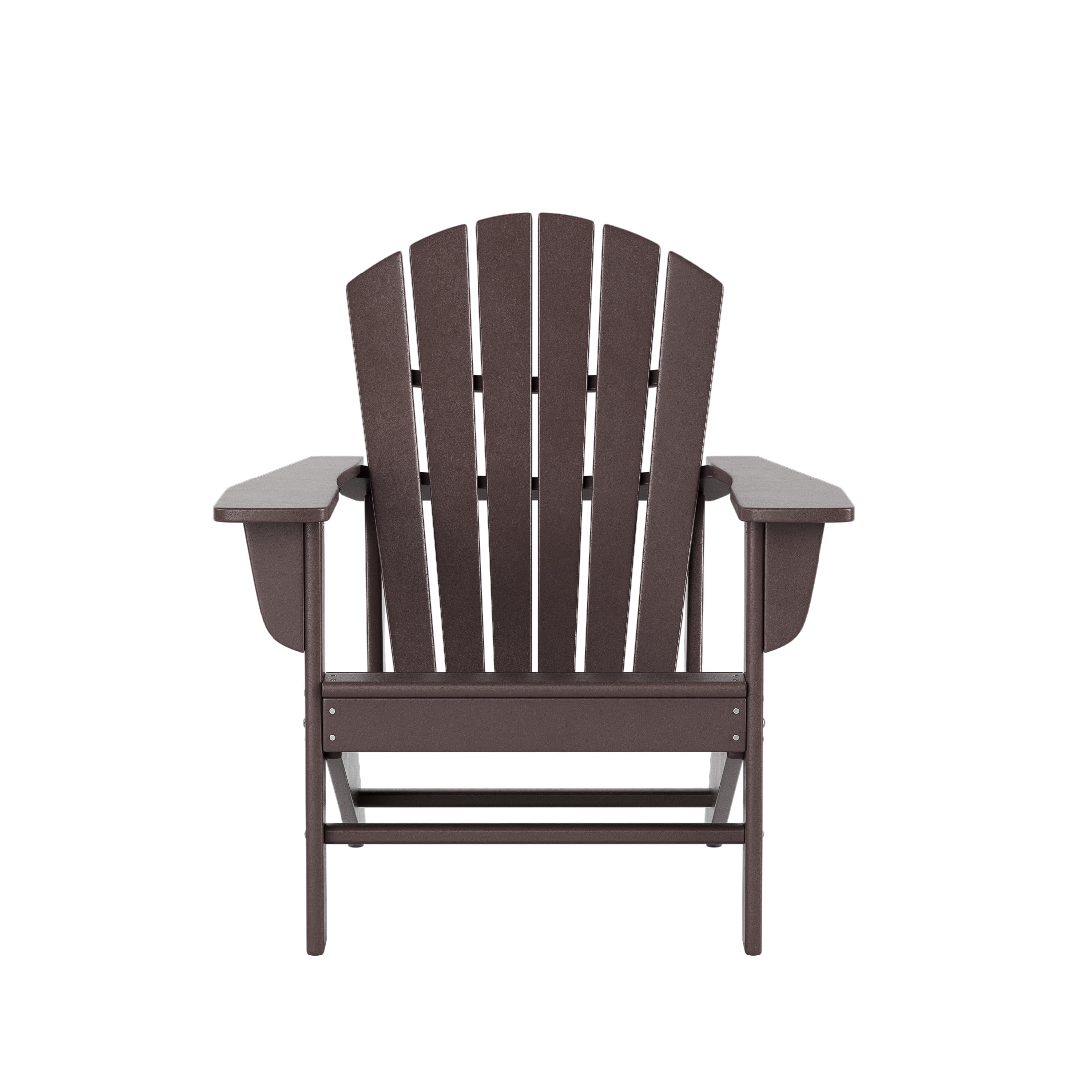 Westin Outdoor Patio Adirondack Chair (Set of 4), Dark Brown