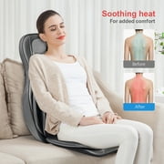 Comfier Neck Back Massager with Heat, Electric Kneading Massage Chair Pad, Air Compression Seat Cushion Massagers