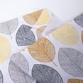 thumbnail image 4 of Bath Shower Curtain for Bathroom Scandi Leaf Design Fabric Shower Curtain Curtain for Bathroom Showers and Bathtubs 54" x 78" Inches Yellow, 4 of 7