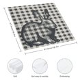 thumbnail image 3 of WYYP Bunny Cloth Napkin Reusable for Farmhouse Party Dining Table Decor 4 PCS, 3 of 7