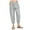 Gray, variant on BVOFAR Pants for Women Dressy Casual Loose Fit Cropped Pants Elastic Waist Drawstring Wide Leg Capris Trousers