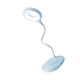 thumbnail image 3 of Luz de escritorio Lámpara LED de escritorio regulable Sala de estar Dormitorio Mesita de noche Luz recargable 6W 4000K, Azul Inevent EL001552-02B, 3 of 7
