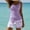 Purple, variant on QUNYINEY Open Back Women's Tankini Swimsuits Plus Size Floral 2 Piece Tummy Control Swimsuit String Athletic High Waisted with Shorts Swimsuits for Women
