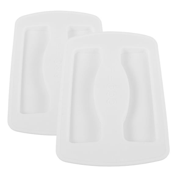 MLINS 2pcs Bread Toaster Dust Covers 2 Slice Silicone Toaster Lid Breakfast Bread Maker Upper Cover Toaster Appliance Top Lid Sandwich Machine Cover