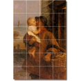 thumbnail image 1 of Ceramic Tile Mural-Frederick Morgan Men Painting 2. 17" w x 25.5" h using (24) 4.25 x 4.25 ceramic tiles, 1 of 3