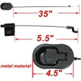 Recliner Replacement Parts Universal Black Metal Pull Recliner Handle with Cable fits Ashley