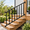 Black-4 FT-Stairs, variant on 39 In Stainless Steel Deck Railing Line Pre-drilled