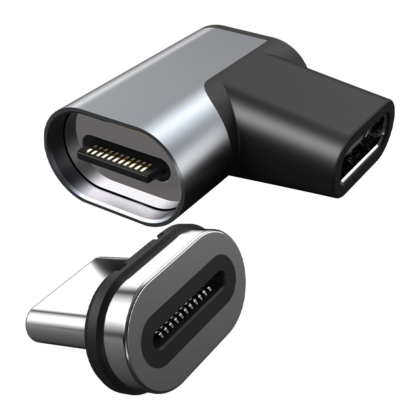 USB C to USB C Magnetic Cable 3.3ft Black 10Gb/s Data Transfer and 4K Video Output Compatible with MacBook Pro/Air and More Type C Devices 20 Pins Design PD Charger 100W Fast Charging 