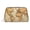 Silver, variant on Waterproof PU Leather Toiletry Cosmetic Bag Vintage Style World Map Portable Travel Makeup Organizer Bag for Women Gold