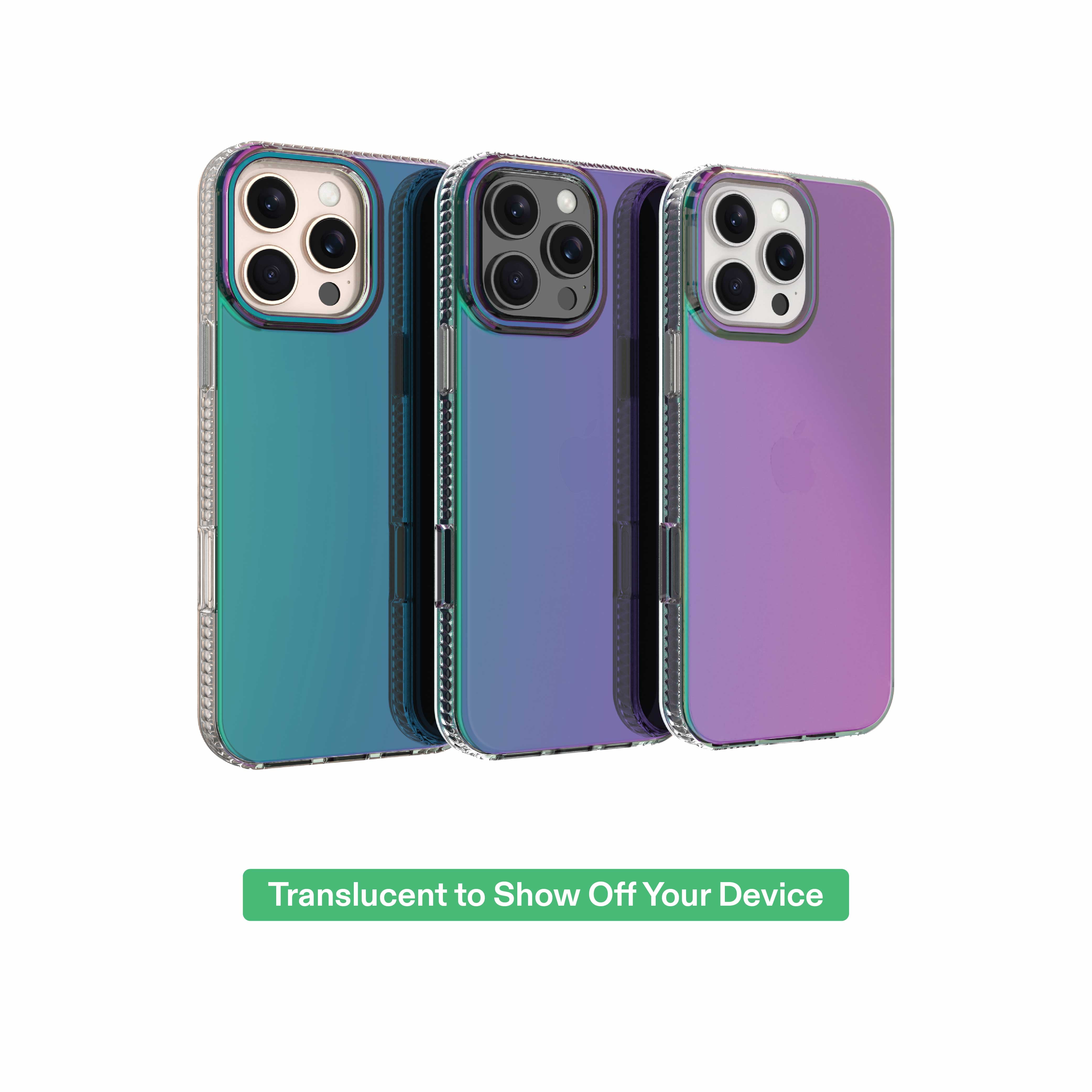 onn Opalescent Phone Case for iPhone 16 Pro Max