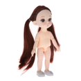 thumbnail image 3 of Muñeca BJD movible perfke 1/12 16cm princesa ojos 3D piel blanca, 3 of 6