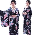 thumbnail image 3 of Kimono tradicional para damas, atuendo formal, fotografía de cosplay, disfraz de actuación de anime, yukata, 3 of 5