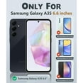 thumbnail image 2 of Tekcoo Samsung Galaxy A35 5G Case with [Built-in Screen Protector] Holster Belt Clip and Kickstand, Shockproof Heavy Duty Protective Phone Case Rugged Cover for Galaxy A35 5G - Black, 2 of 9