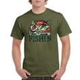 thumbnail image 3 of Vintage Gone Fishin' Shirt - Retro Fisherman Graphic Tee, Funny Unisex Fishing T-Shirt for Outdoor Lovers, 3 of 7