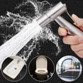 thumbnail image 4 of 2 Pack Stainless Steel Handheld Bidet Spray Head for Bathroom Kitchen Toilet, 4 of 5