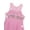 Pink-A, variant on iEFiEL Girls Shiny Sequins Skating Dance Dress Criss-Cross Back Lyrical Dancewear