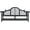 Dark Slate Grey, variant on Safavieh Khara Indoor/Outdoor Contemporary Garden Bench