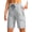 Light Grey, variant on Women's 9" Cargo Hiking Shorts Quick Dry Lightweight Athletic Shorts with Zipper Pockets for Women Summer Golf Black XL
