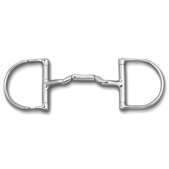 Myler Pony Dee Snaffle Bit - Stainless Steel, Mullen Barrel, USEF/FEI Legal