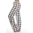 thumbnail image 3 of Sexy Dance Women's Woven Comfy Pajama Buffalo Lounge Pants Plaid PJ Bottoms Elastic Waist Trousers Drawstring, 3 of 4