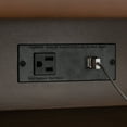 thumbnail image 4 of SAFAVIEH Scully Solid Mid-Century Nightstand W/ Usb, Oak/Gold, 4 of 17