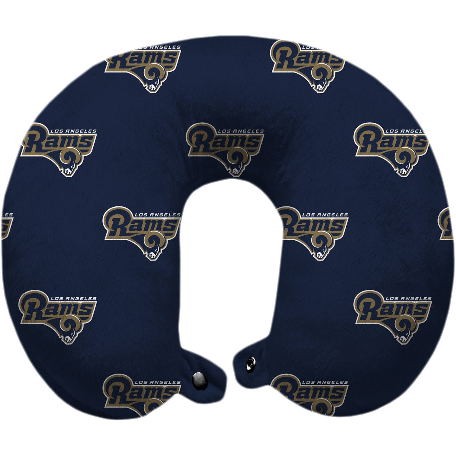 NFL Licensed Polyester Fill Relaxation Uneck Travel Pillow, Los Angeles